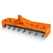 96" Box Blade Scraper with 8 Shanks 3 Point Hitch Tractor Attachment,