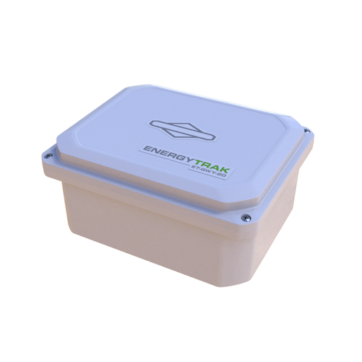Briggs & Stratton Energy Trak Gateway With Outdoor Rated Enclosure - EnergyTRAK ET-GWY-BOX gateway enclosure, a compact white weather-resistant box with a screw-on lid used for housing solar system communication hardware.