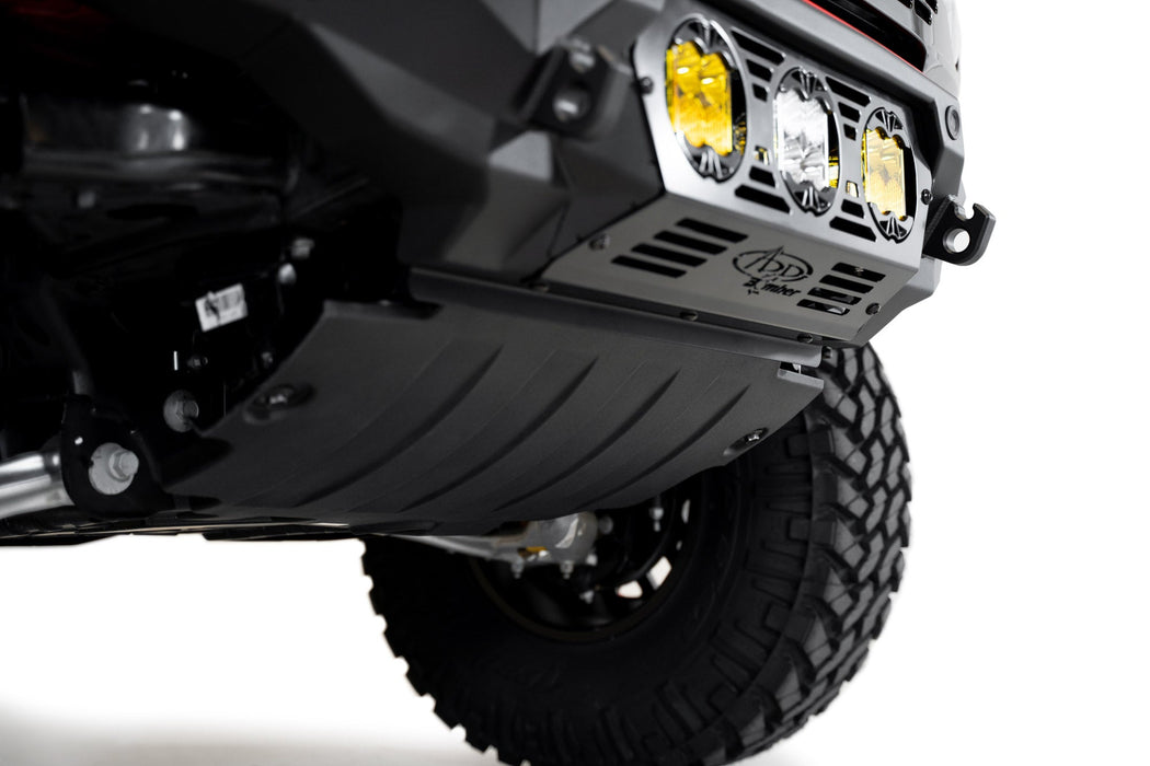 Addictive Desert Designs 2021-2026 Ford Bronco Bomber Front Bumper (Baja) – on the trail, image 6 of 18