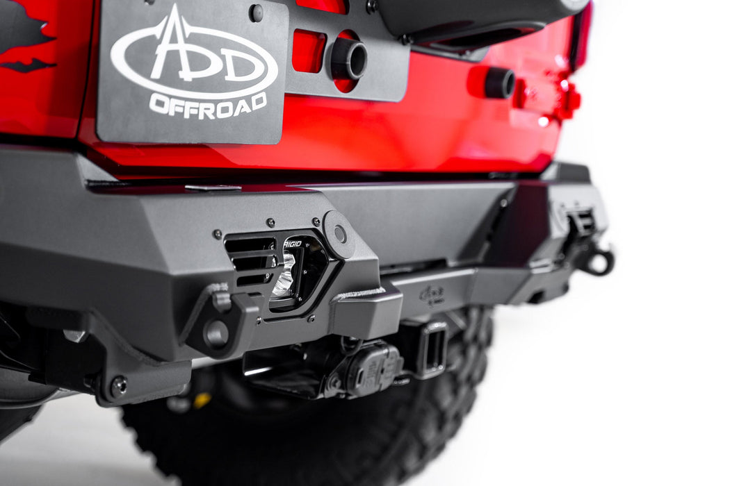Addictive Desert Designs 2021-2026 Ford Bronco Bomber Rear Bumper – on the trail, image 9 of 18