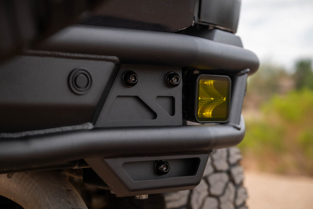 DV8 Offroad 2021-2026 Ford Bronco Rear Tube Bumper – installed on vehicle, image 16 of 20