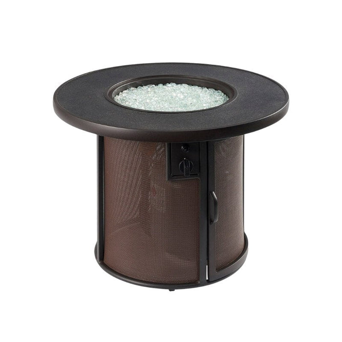 The Outdoor Greatroom Stonefire Round Gas Fire Pit Table | SF-32