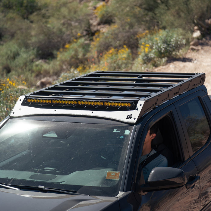 C4 Fabrication 2024-2026 Toyota Tacoma Roof Rack with Optional Light Bar Mount – image 4 of 22
