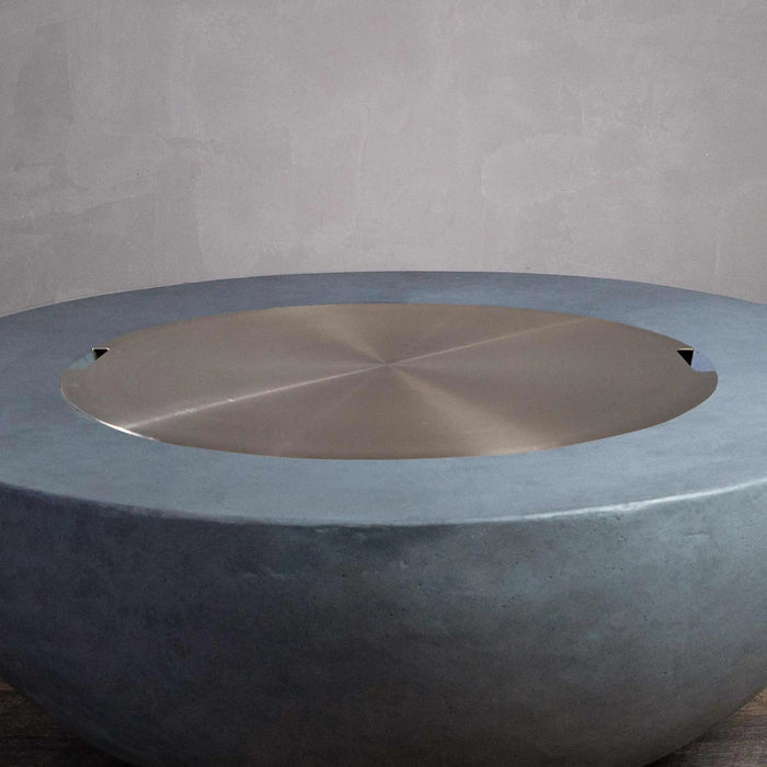 Starfire Designs Beton Round Stainless Steel Burner Cover Starfire Designs