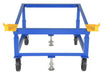 Vestil C-ATH-4048 Transporter Adjustable Height 4,000 lb. Capacity Blue