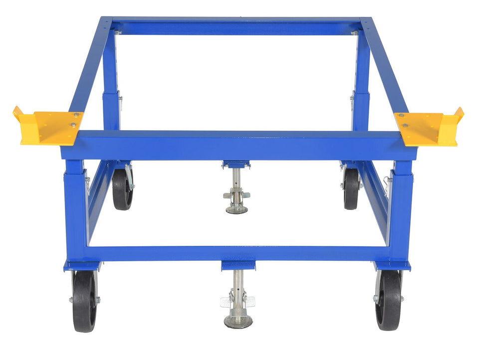 Vestil C-ATH-4048 Transporter Adjustable Height 4,000 lb. Capacity Blue