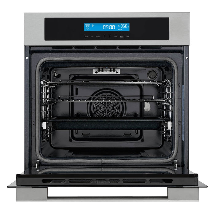 Cosmo 4-Piece Appliance Package - 30-Inch Electric Cooktop, Under Cabinet Range Hood, Wall Oven and Microwave in Stainless Steel (COS-4PKG-138) Cosmo