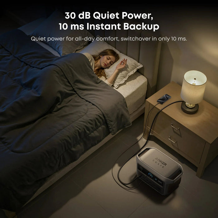Anker SOLIX C2000 Gen2 Portable Power Station + 400w Solar Panel + Car Alternator Charger - view 18
