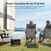 Anker SOLIX C2000 Gen2 Portable Power Station + 400w Solar Panel + Car Alternator Charger - lifestyle in-use