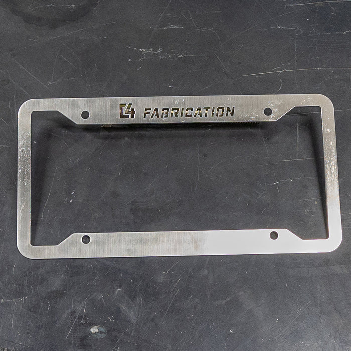 C4 Fabrication License Plate Frame – image 3 of 6