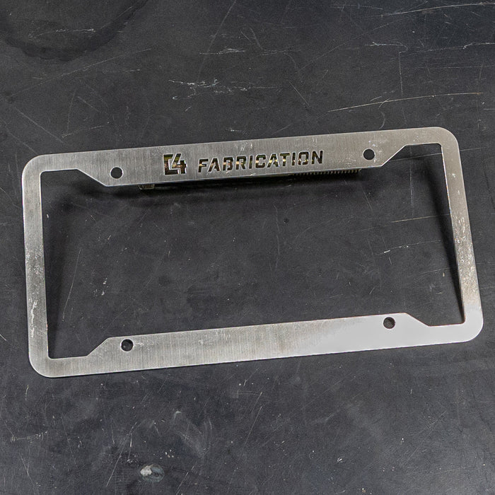 C4 Fabrication License Plate Frame – image 6 of 6