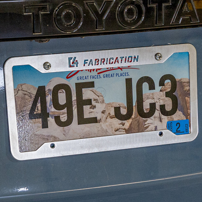 C4 Fabrication License Plate Frame – image 2 of 6