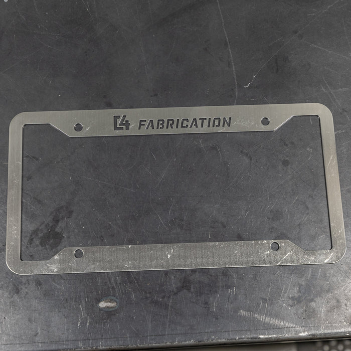 C4 Fabrication License Plate Frame – image 4 of 6