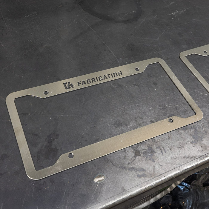 C4 Fabrication License Plate Frame – image 5 of 6