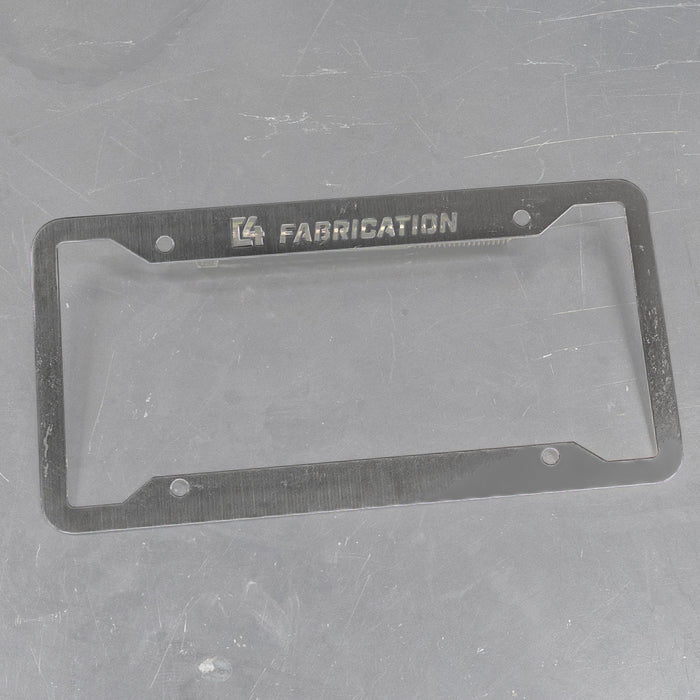 C4 Fabrication License Plate Frame – image 1 of 6