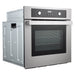 Cosmo 4-Piece Appliance Package - 30-Inch Electric Cooktop, Refrigerator, Wall Oven and Over-the-Range Microwave in Stainless Steel (COS-4PKG-261) Cosmo