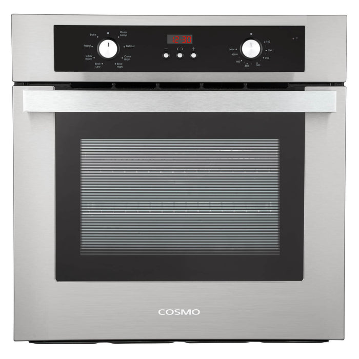 Cosmo 4 - Piece Appliance Package - 30-Inch Electric Cooktop, Wall Mount Range Hood, Wall Oven, and 24.4-Inch Microwave (COS-4PKG-134) Cosmo