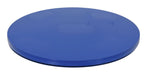 Vestil CA-48-4-TP-RSM Steel 48 in. Carousel, 4K Capacity, Round Smooth Top Plate Blue