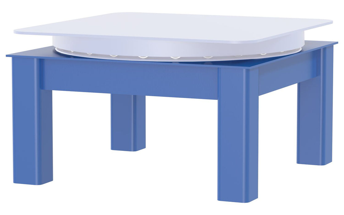 Vestil CA-BASE-24-12 factory installed steel elevated bases for carousels - view 2