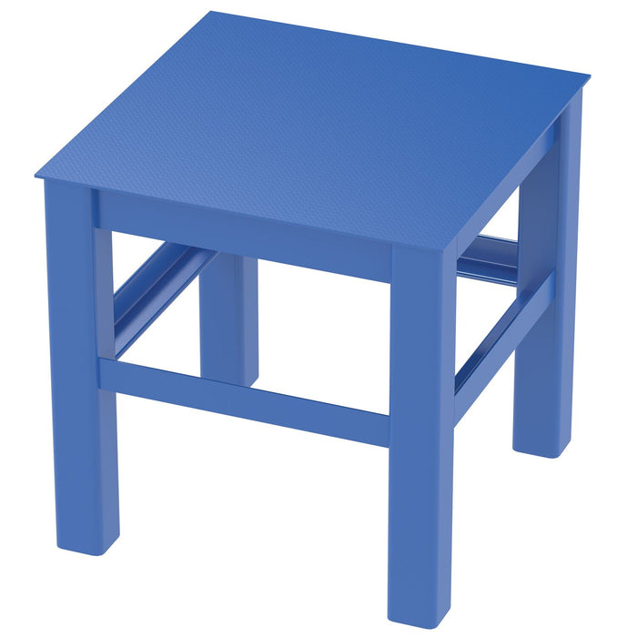 Vestil CA-BASE-24-24 Factory Installed Steel Elevated Bases for Carousels 24 in. x 24 in. 4,000 lb. Capacity Blue
