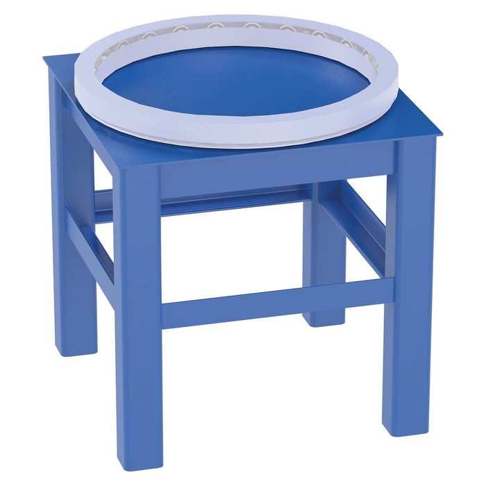 Vestil CA-BASE-24-24 factory installed steel elevated bases for carousels - view 2
