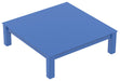 Vestil CA-BASE-40-12 Factory Installed Steel Elevated Bases for Carousels 40 in. x 12 in. 6,000 lb. Capacity Blue