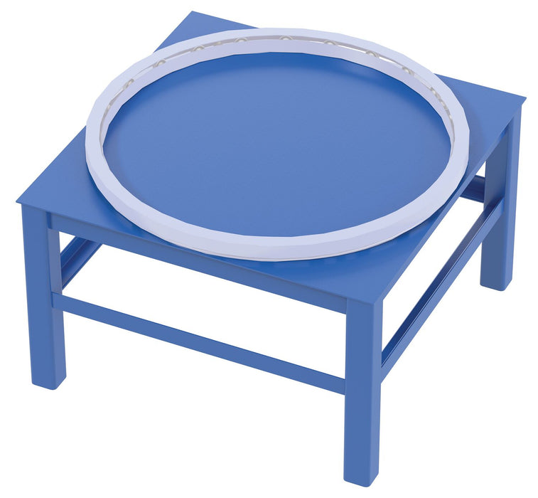 Vestil CA-BASE-40-24 factory installed steel elevated bases for carousels - view 2