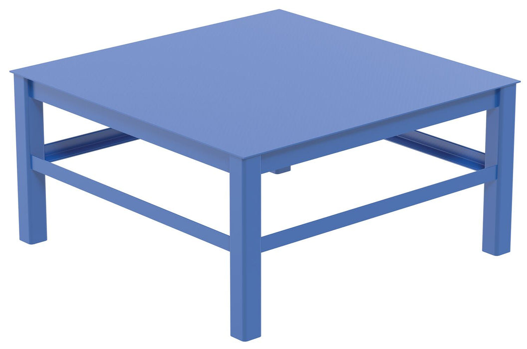Vestil CA-BASE-48-24 Factory Installed Steel Elevated Bases for Carousels 48 in. x 24 in. 6,000 lb. Capacity Blue