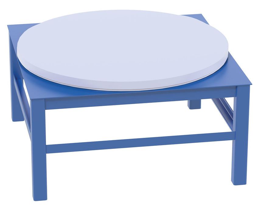 Vestil CA-BASE-48-24 factory installed steel elevated bases for carousels - view 2