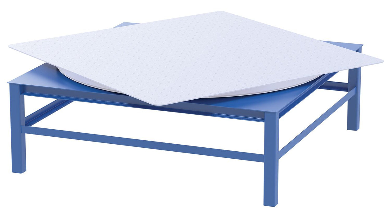 Vestil CA-BASE-72-24 factory installed steel elevated bases for carousels - view 2