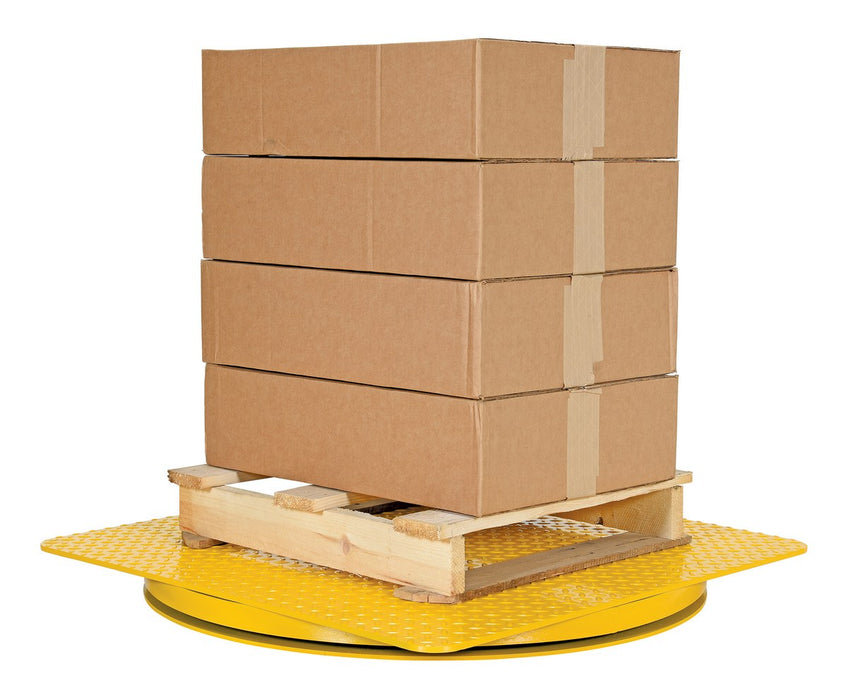 Vestil CA-KP-3636-6 heavy duty square king pin carousel - view 4
