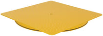 Vestil CA-KP-4848-6 Heavy Duty Square King Pin Carousel 48 in. x 48 in. 6,000 lb. Capacity Yellow