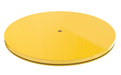 Vestil CA-KP-48R-4 Heavy Duty Round King Pin Carousel 48 in. 4,000 lb. Capacity Yellow