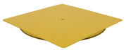 Vestil CA-KP-6060-4 Heavy Duty Square King Pin Carousel 60 in. x 60 in. 4,000 lb. Capacity Yellow