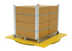 Vestil CA-KP-6060-4 heavy duty square king pin carousel - view 4