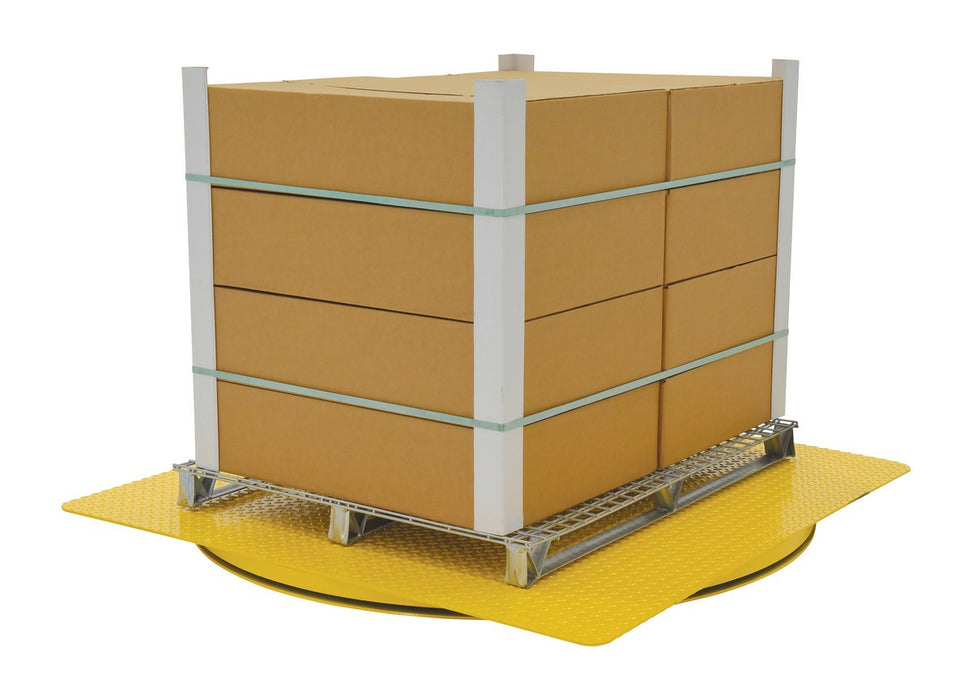 Vestil CA-KP-6060-4 heavy duty square king pin carousel - view 4
