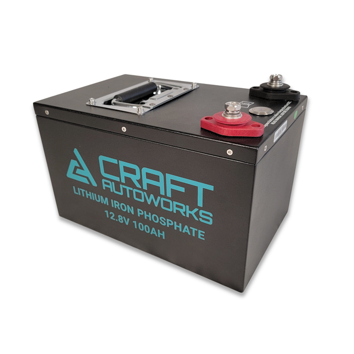 Craft Autoworks 100Ah Battery 12v LiFePO4 Battery CA12100