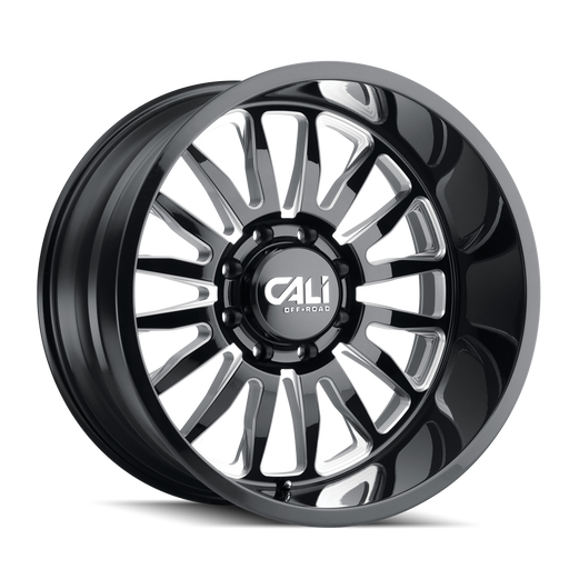 Cali Offroad SUMMIT Gloss Black Milled Wheel 1