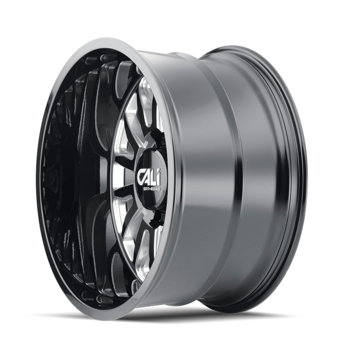 Cali Offroad SUMMIT Gloss Black Milled Wheel 2