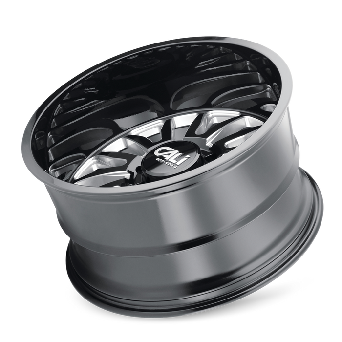 Cali Offroad SUMMIT Gloss Black Milled Wheel 3