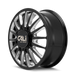 Cali Offroad 9110D SUMMIT DUALLY Gloss Black Milled Wheel 2