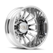 Cali Offroad 9110D SUMMIT DUALLY Polished Wheel 2
