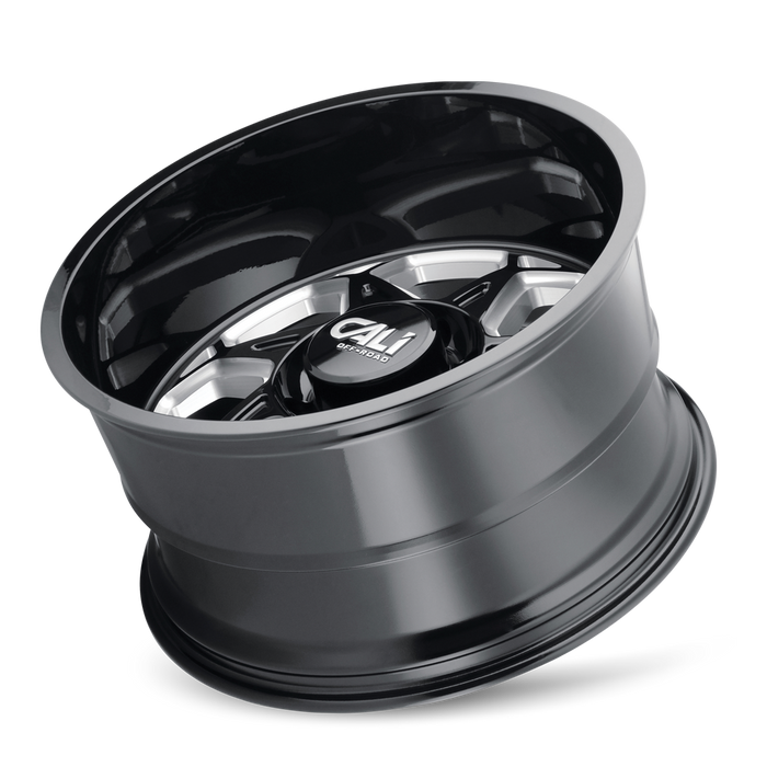 Cali Offroad SEVENFOLD Gloss Black Milled Wheel 3
