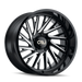 Cali Offroad PURGE Gloss Black Milled Wheel 1