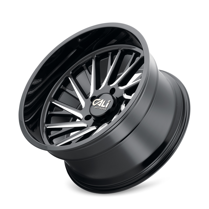 Cali Offroad PURGE Gloss Black Milled Wheel 3