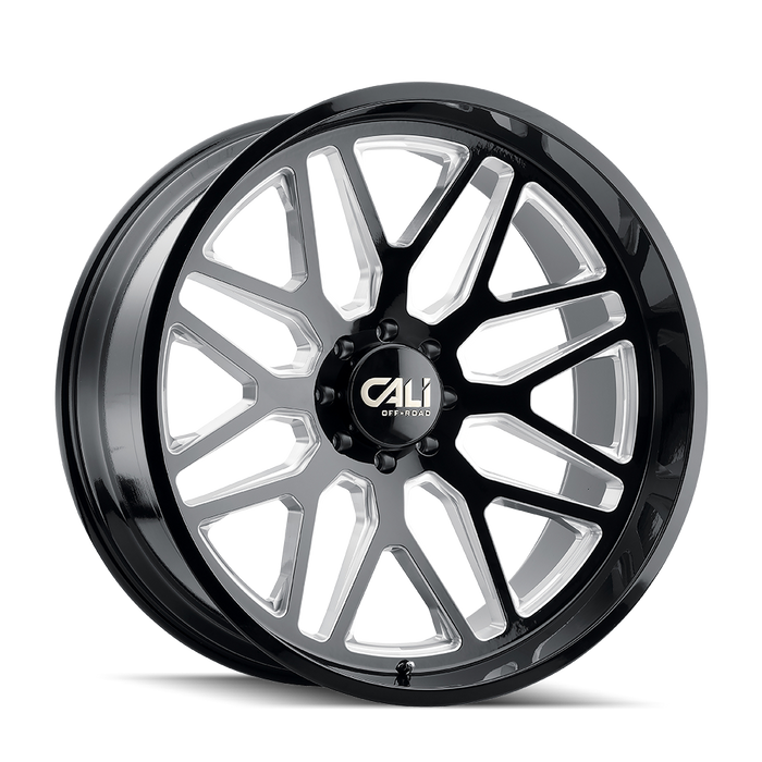 Cali Offroad INVADER Gloss Black Milled Wheel 1