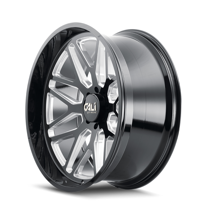 Cali Offroad INVADER Gloss Black Milled Wheel 2