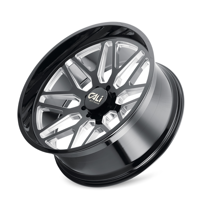 Cali Offroad INVADER Gloss Black Milled Wheel 3
