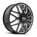 Cali Offroad 9115D INVADER DUALLY Gloss Black Milled Wheel 1