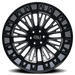 Cali Offroad VERTEX Gloss Black Milled Wheel 3
